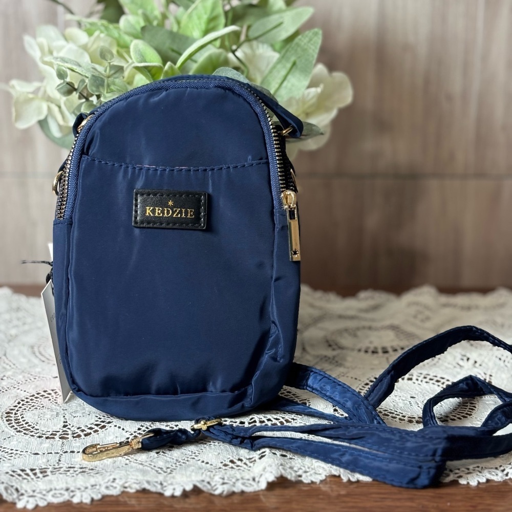 Kedzie Navy Crossbody Bag NWT